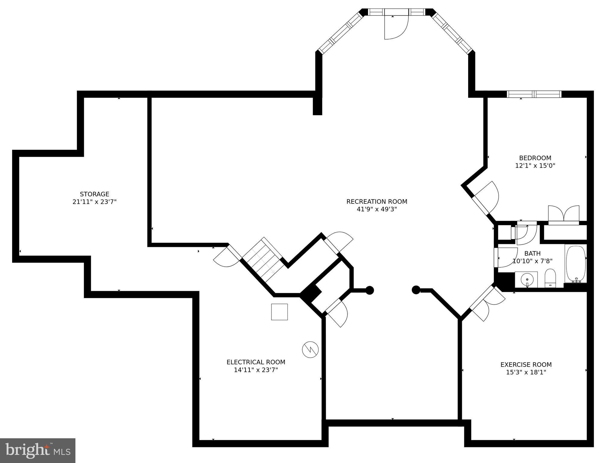 11092 Whitstone Place Reston, VA 20194 - Photo 79 of 79 Floor Plan Lower Level