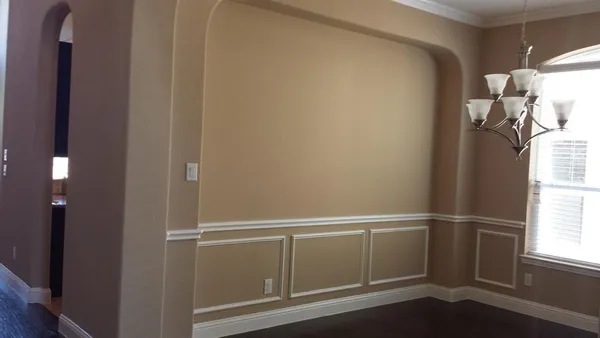 a view of empty room