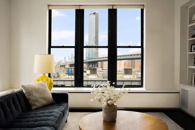 a view of city with tall buildings