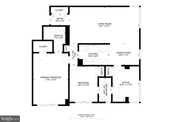 $525,000 | 4600 Connecticut Avenue Northwest, Unit 810, Washington, DC 20008