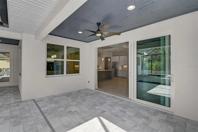 a house view with a garden space