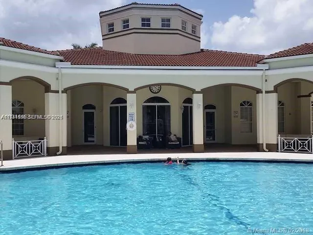 a front view of a building