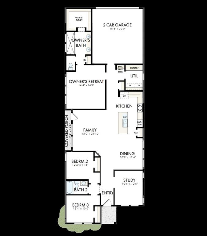 2037 Mack Avenue Van Alstyne, TX 75495 - Photo 2 of 2 Floor plan