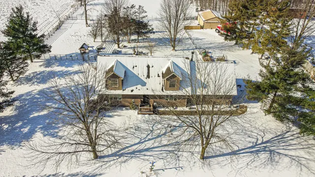 a view of a city and lake view