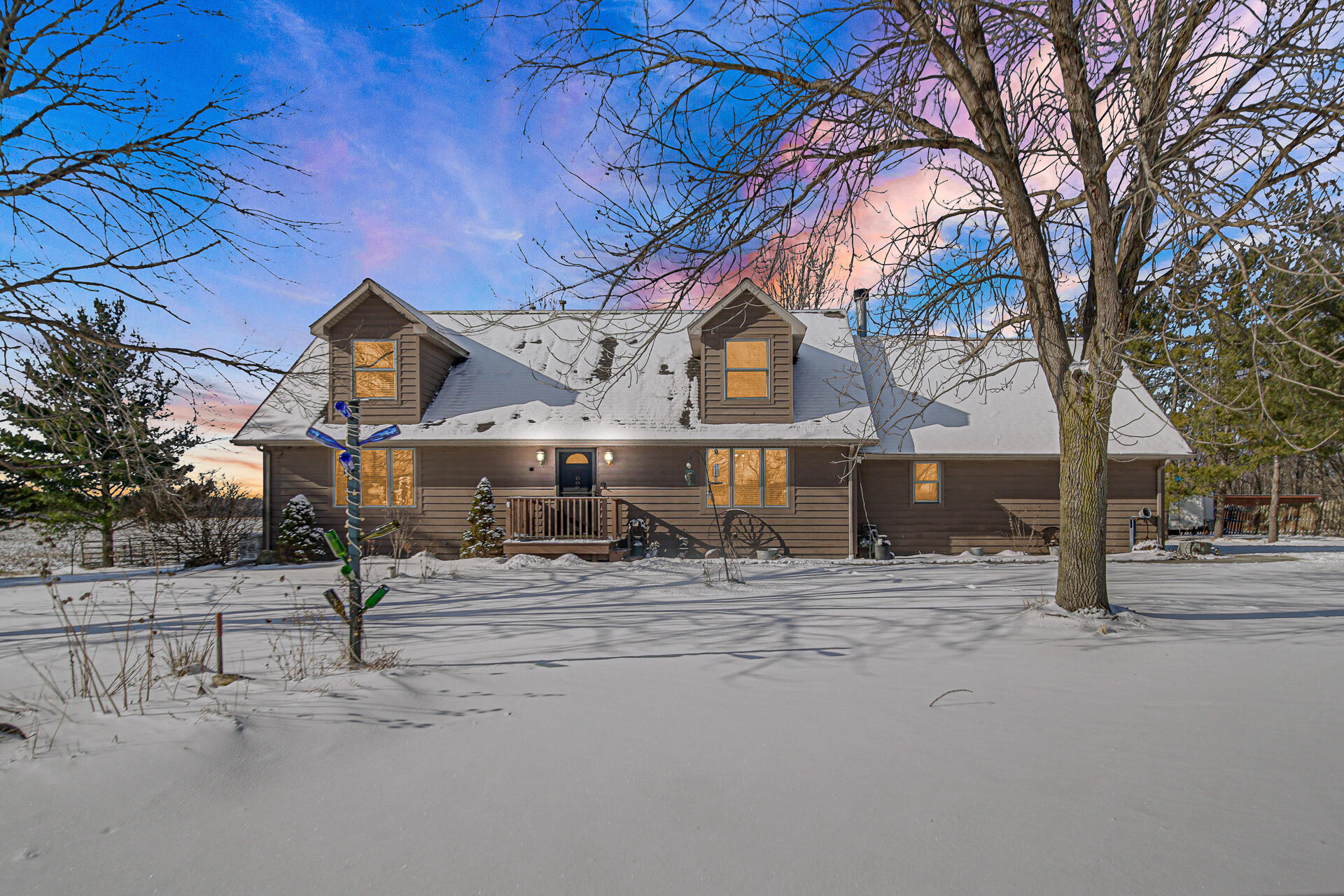 8524 North Wilhelm Road La Porte, IN 46350 - Photo 38 of 40 a house with trees in front of it