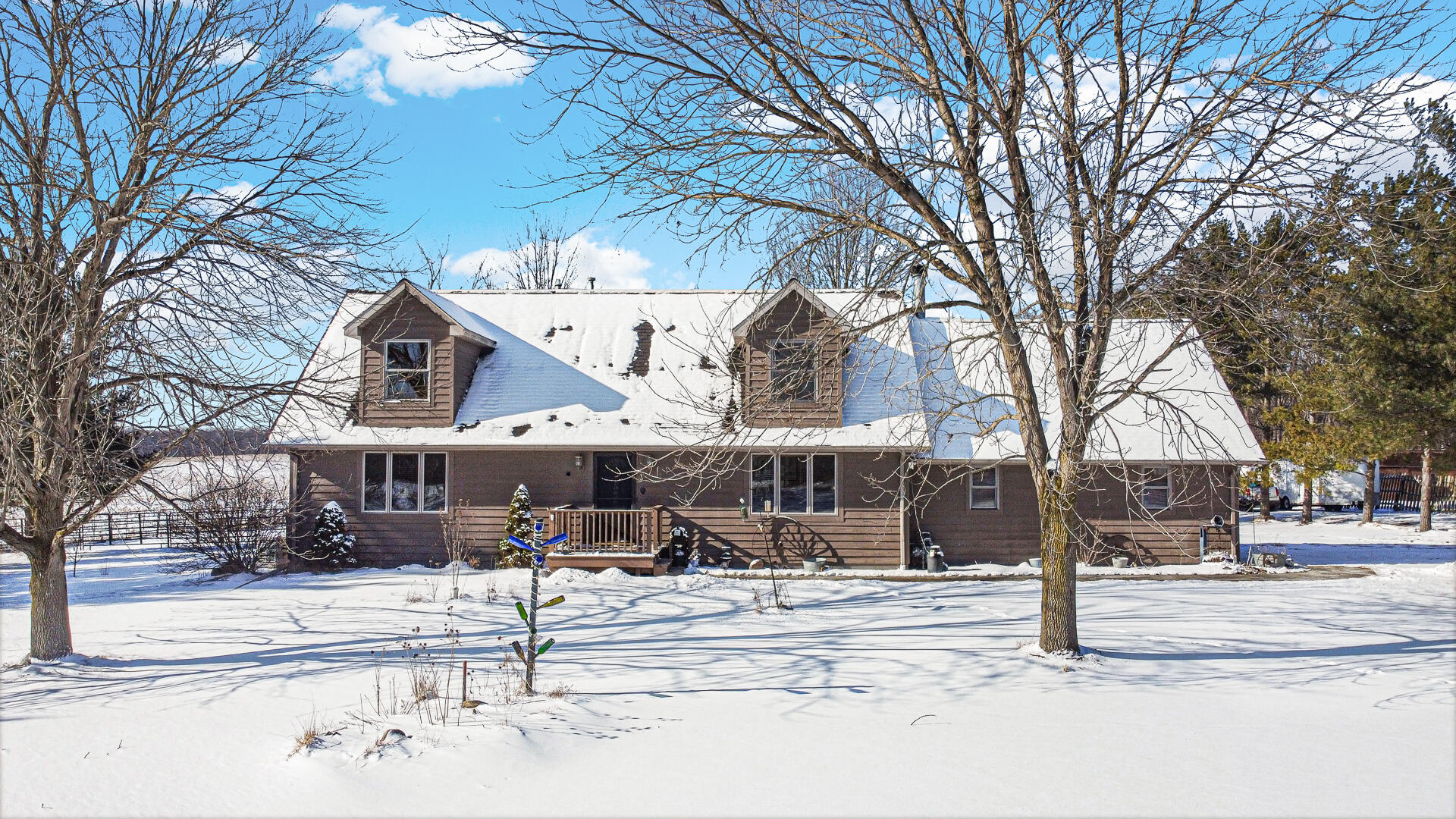 8524 North Wilhelm Road La Porte, IN 46350 - Photo 40 of 40 a front view of a building with street view