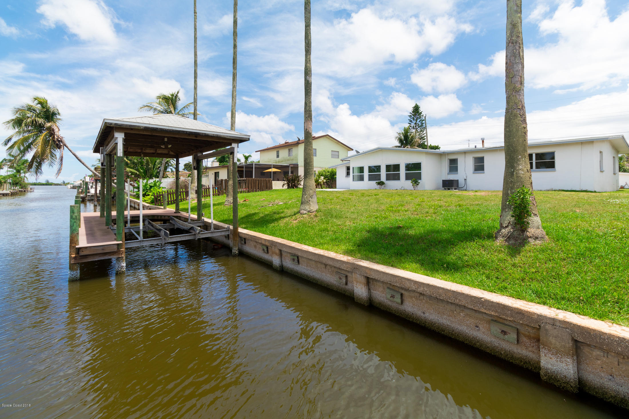 330 Riverside Avenue Merritt Island, FL 32953 - Photo 5 of 12 Backyard-Canal