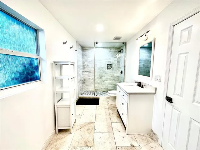 a very nice looking room with a large window