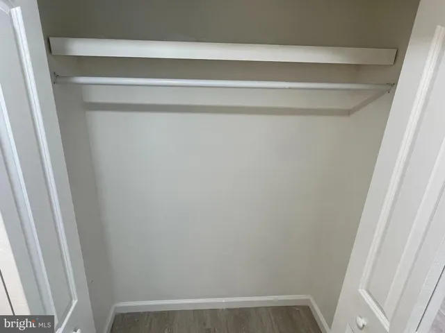 a view of a closet