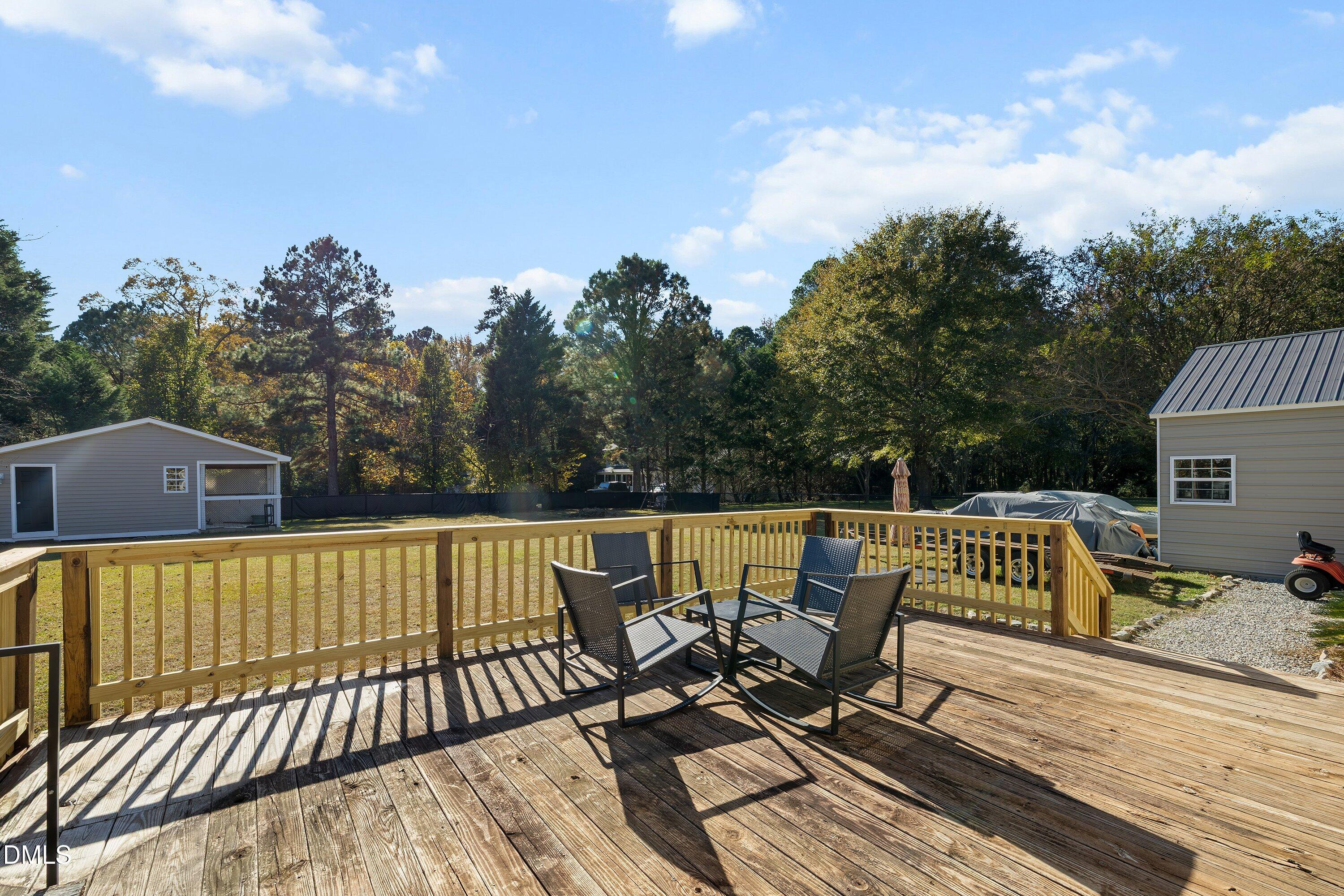 1333 Honeycutt Road Willow Spring, NC 27592 - Photo 26 of 26 Back deck