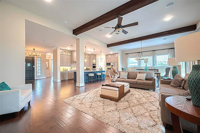 a view of an chairs and table in the patio