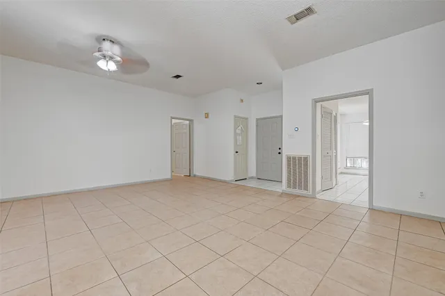 a view of an empty room