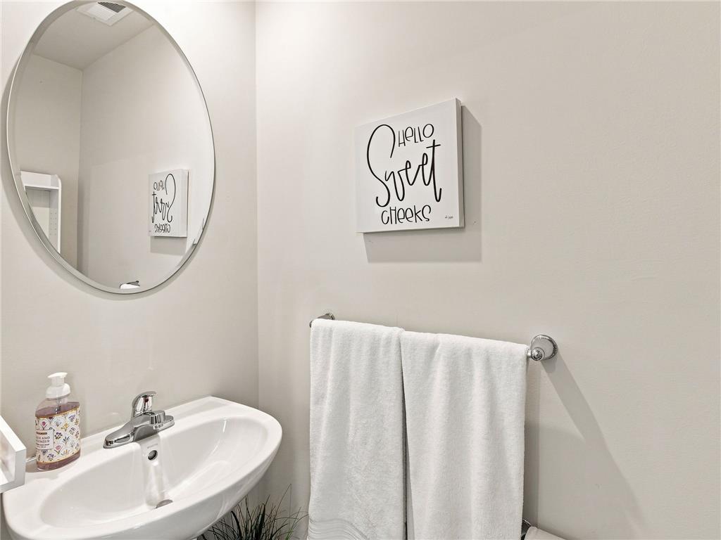 2133 Cross Country Road Northampton, PA 18067 - Photo 43 of 44 A minimalist pedestal sink anchors this neutral powder room.