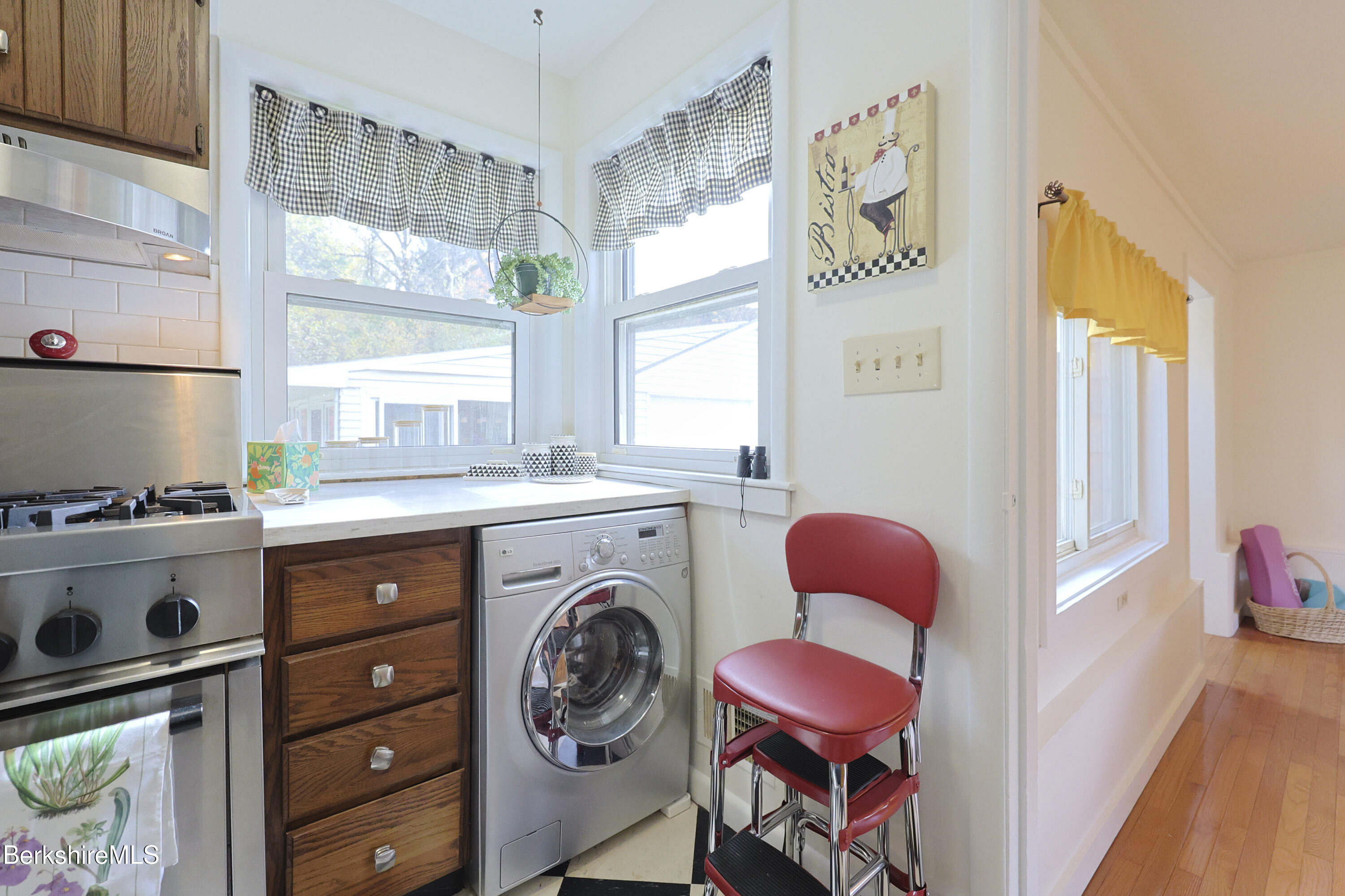 16 East New Lenox Road Lenox, MA 01240 - Photo 10 of 31 a utility room with a window dryer and washer