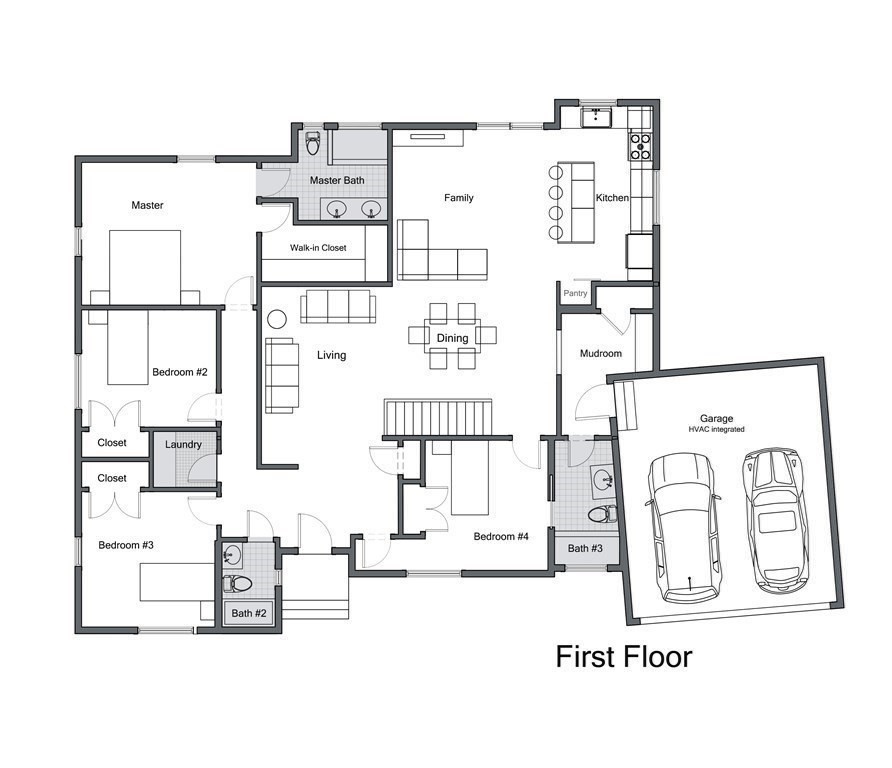28 Perry Drive Needham, MA 02492 - Photo 34 of 35 a black and white photo of a living room