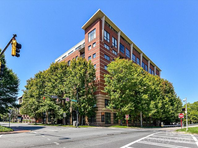 a front view of a building