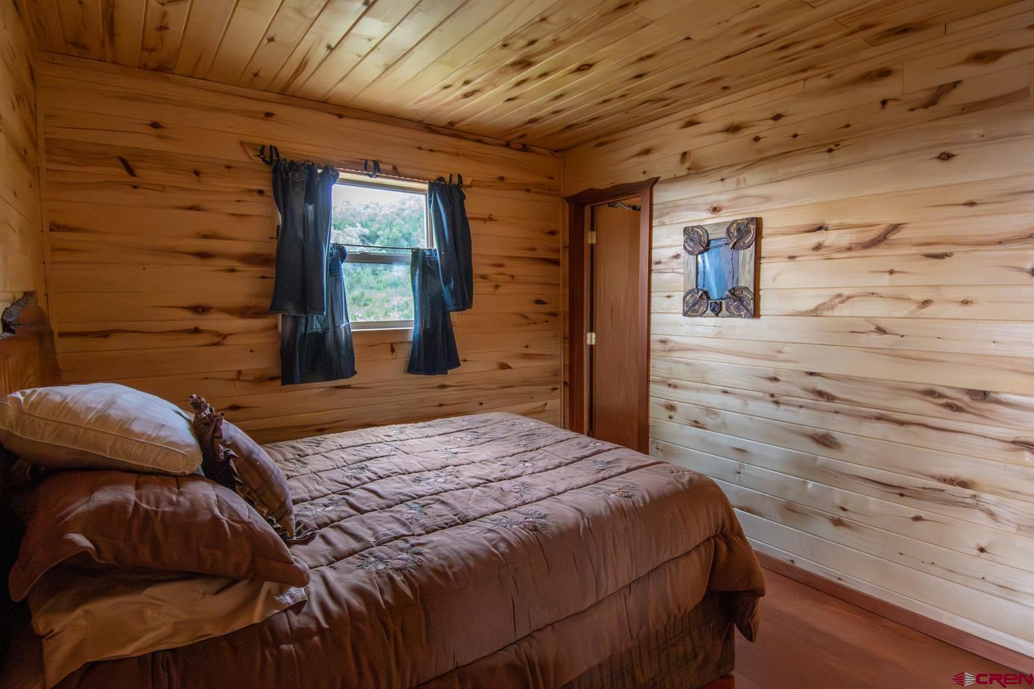 26779 Fs Road Norwood, CO 81423 - Photo 13 of 44 a bedroom with a bed and a walk in closet