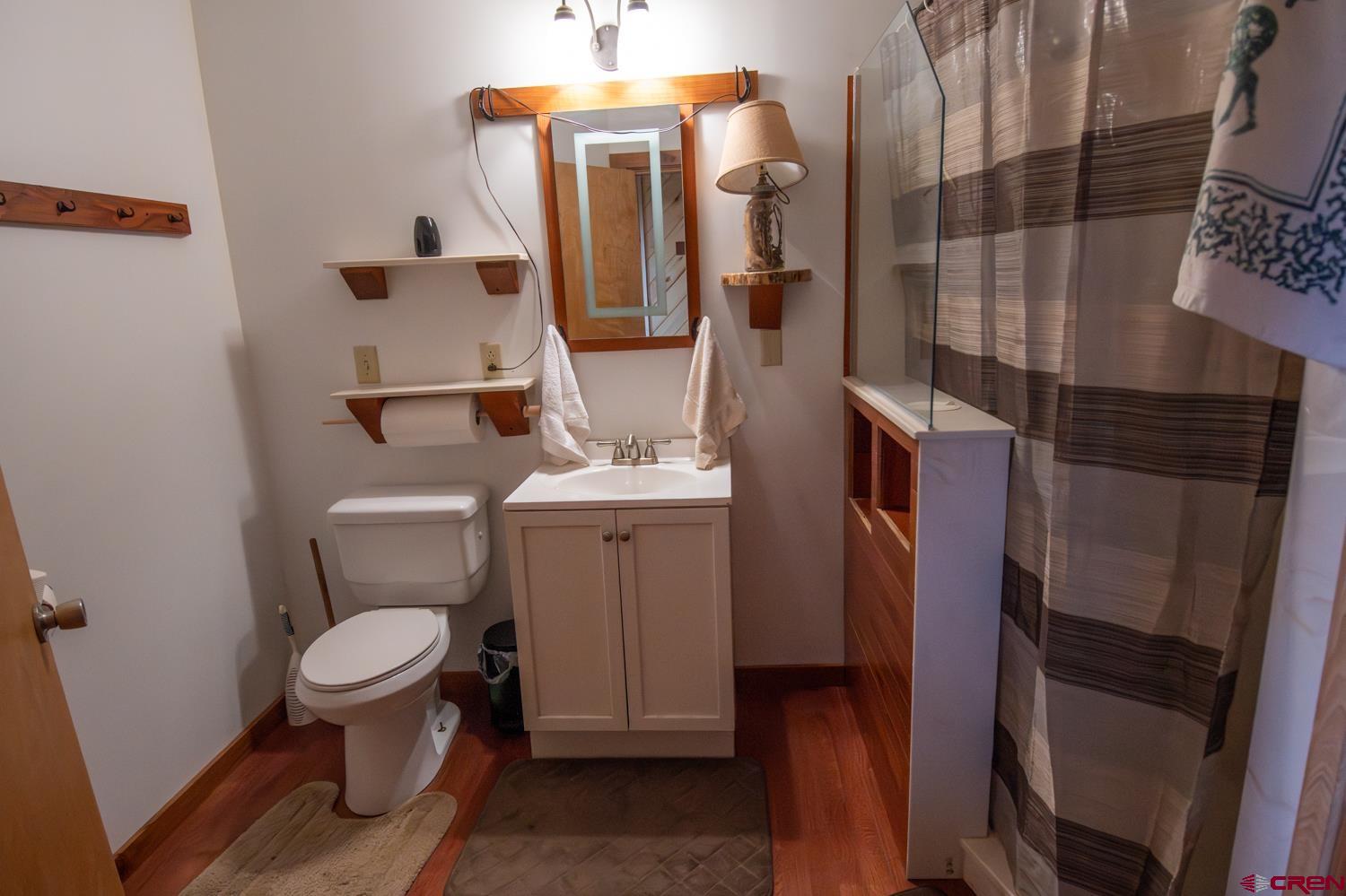 26779 Fs Road Norwood, CO 81423 - Photo 17 of 44 a bathroom with a toilet and a sink