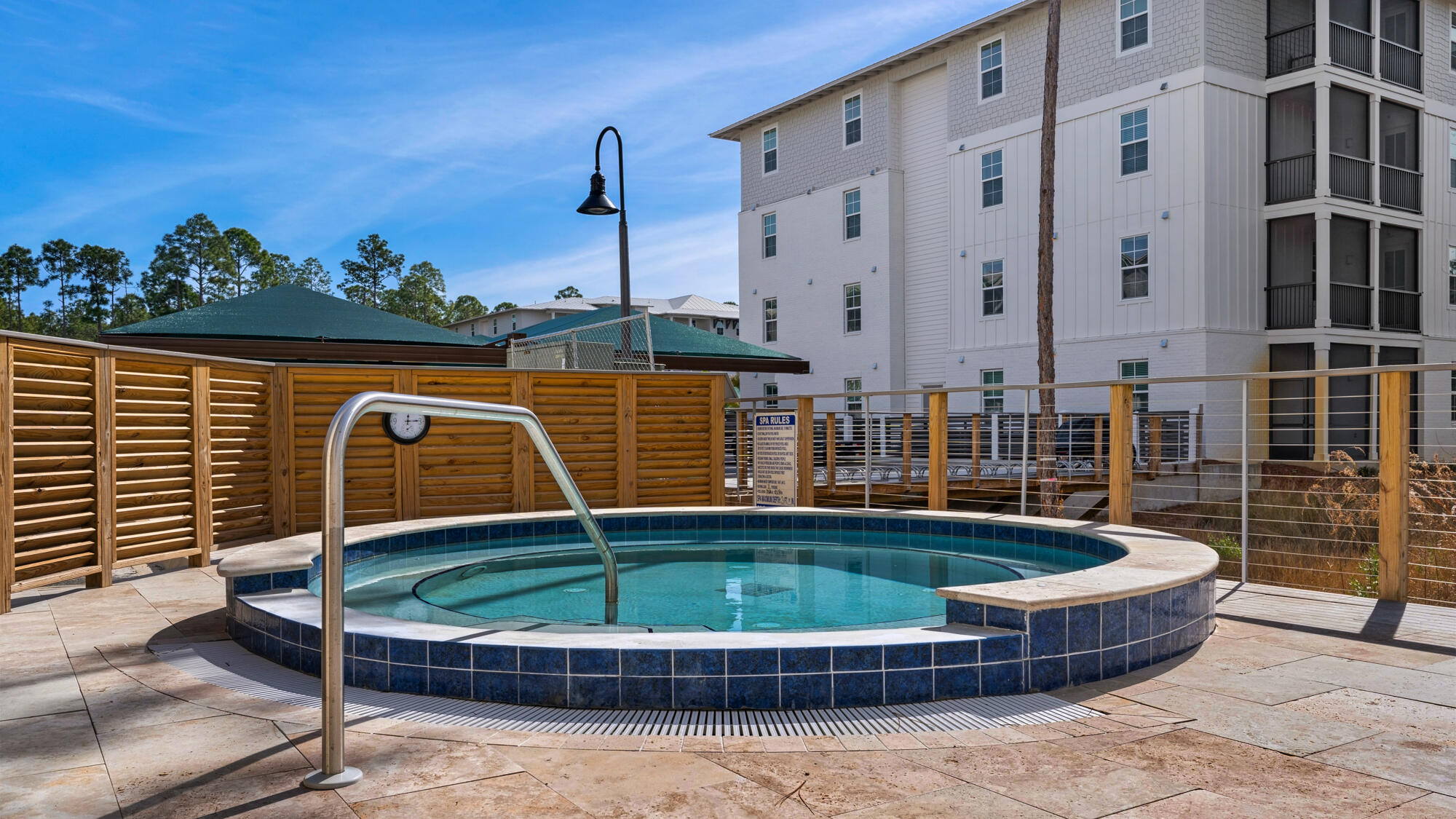 179 South County Highway 393, Unit 445 Santa Rosa Beach, FL 32459 - Photo 25 of 50 a view of swimming pool with outdoor seating and plants