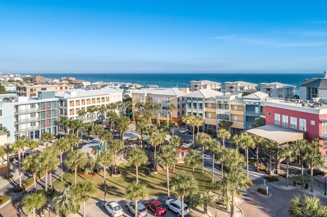 a building exterior view with the ocean view
