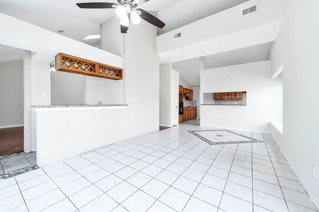 a view of an empty room