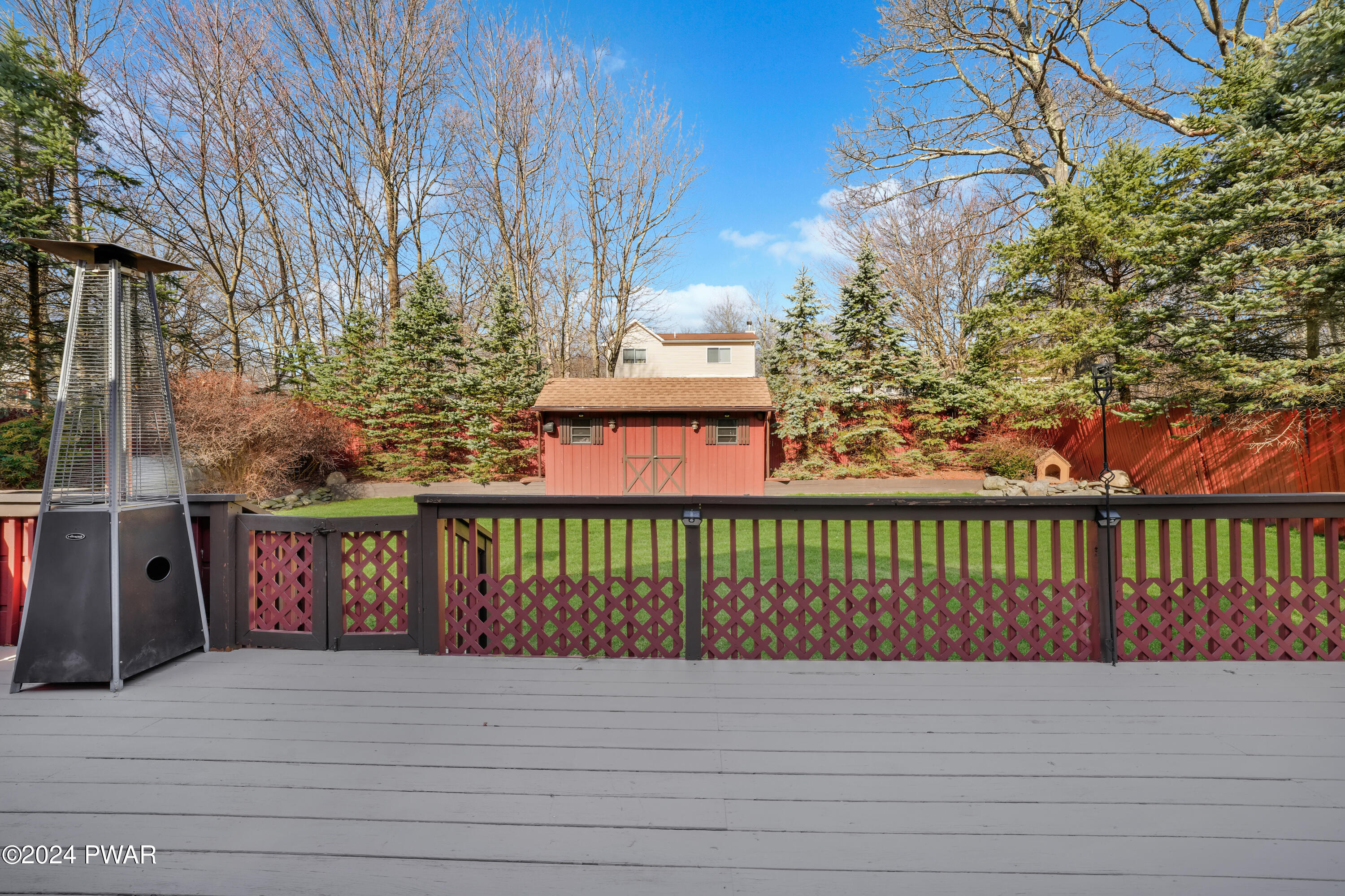 111 Stamford Road Dingmans Ferry, PA 18328 - Photo 6 of 46 a balcony with street view