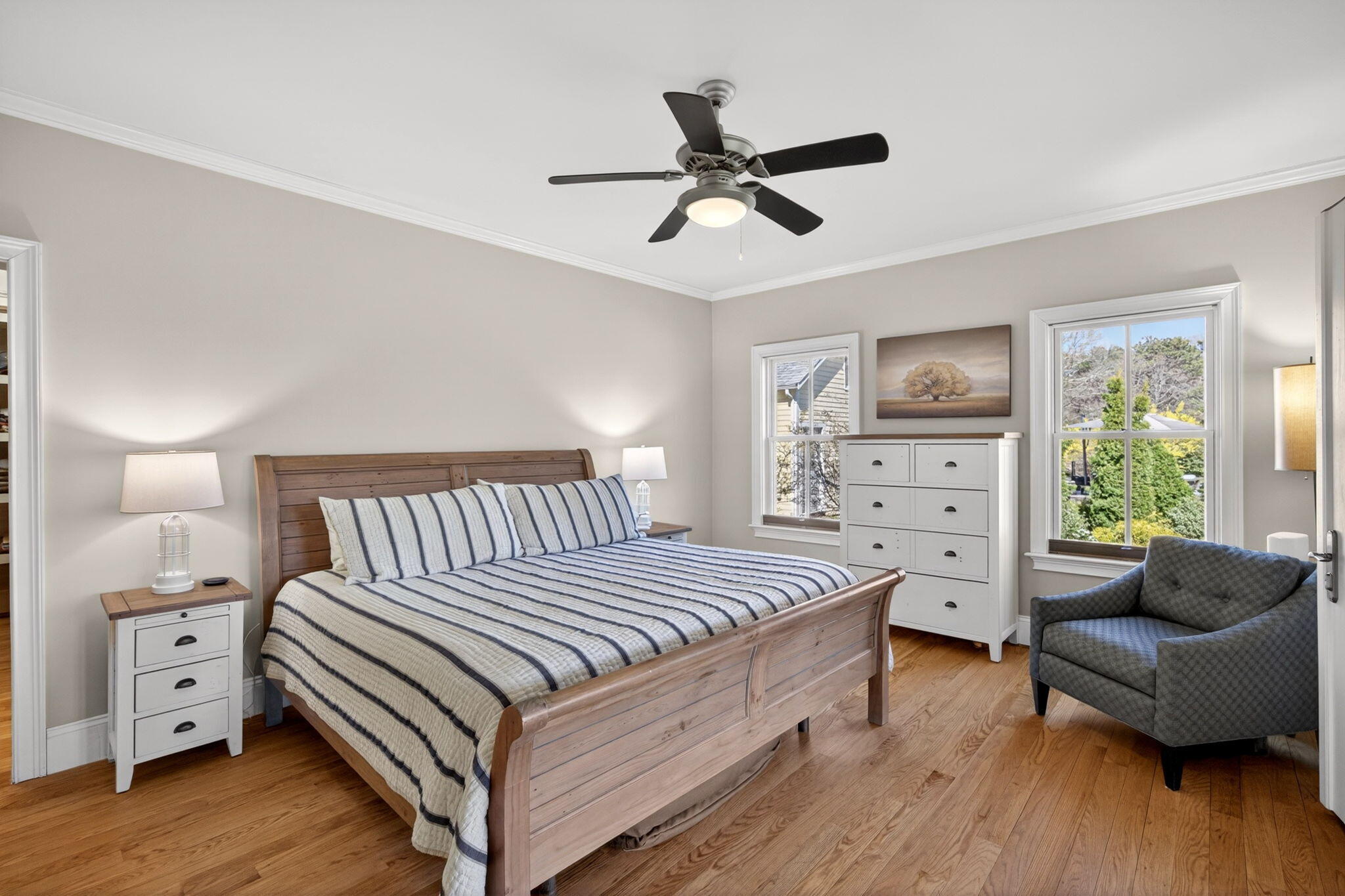 474 Davisville Road East Falmouth, MA 02536 - Photo 21 of 66 a bedroom with a bed and a dresser