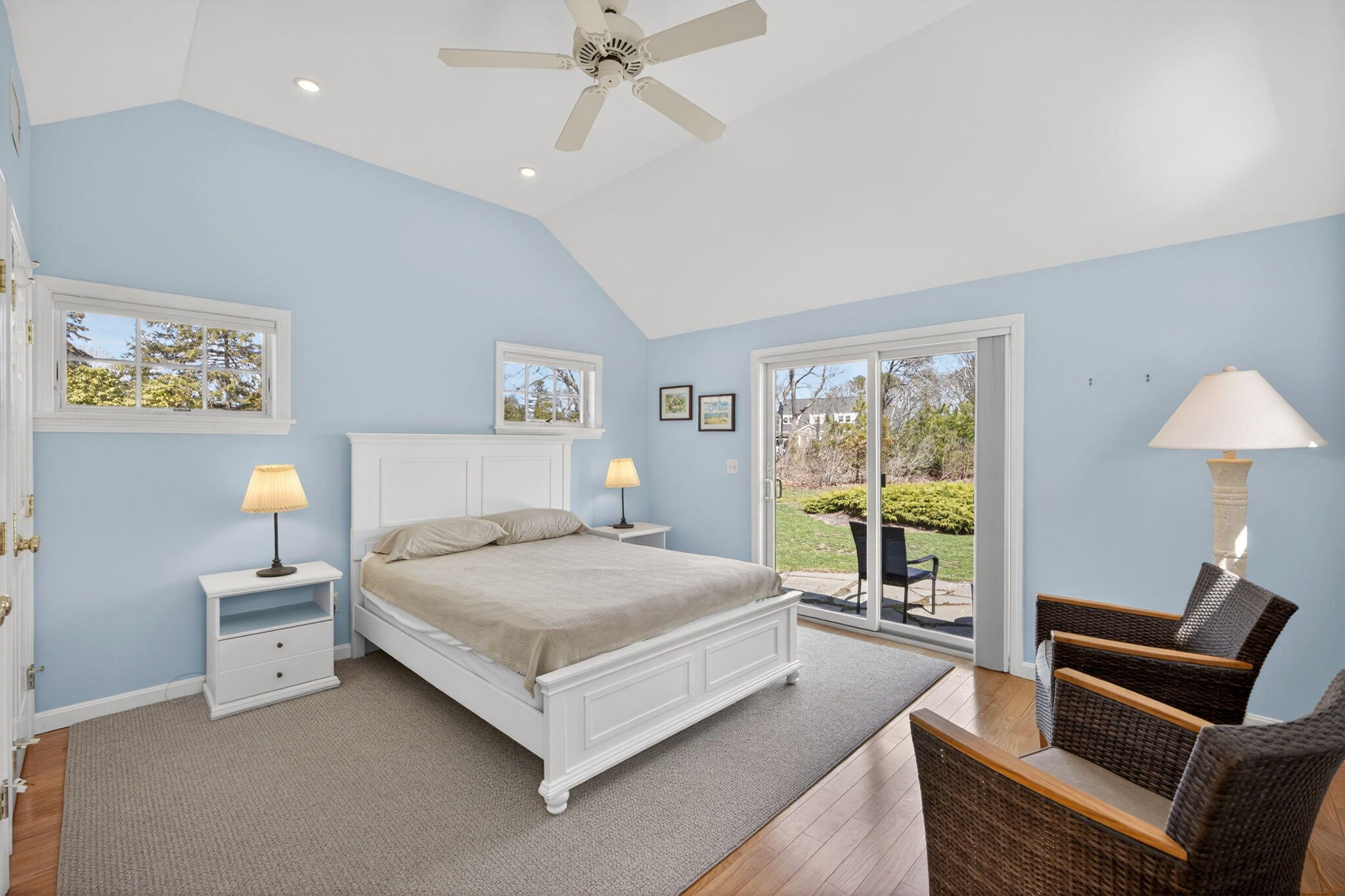 474 Davisville Road East Falmouth, MA 02536 - Photo 43 of 66 a bedroom with a bed and a couch