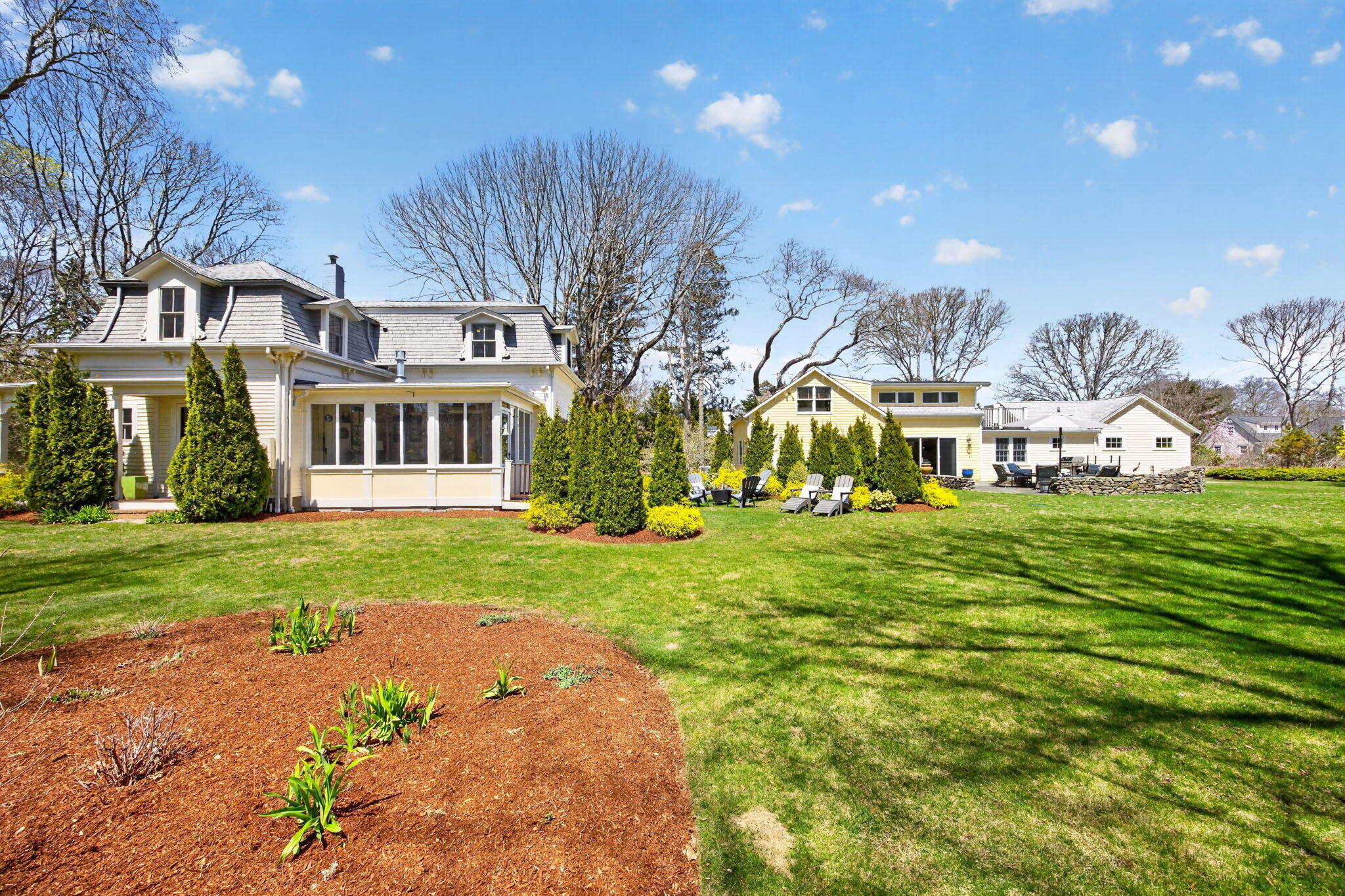 474 Davisville Road East Falmouth, MA 02536 - Photo 55 of 66 a view of a house with a backyard