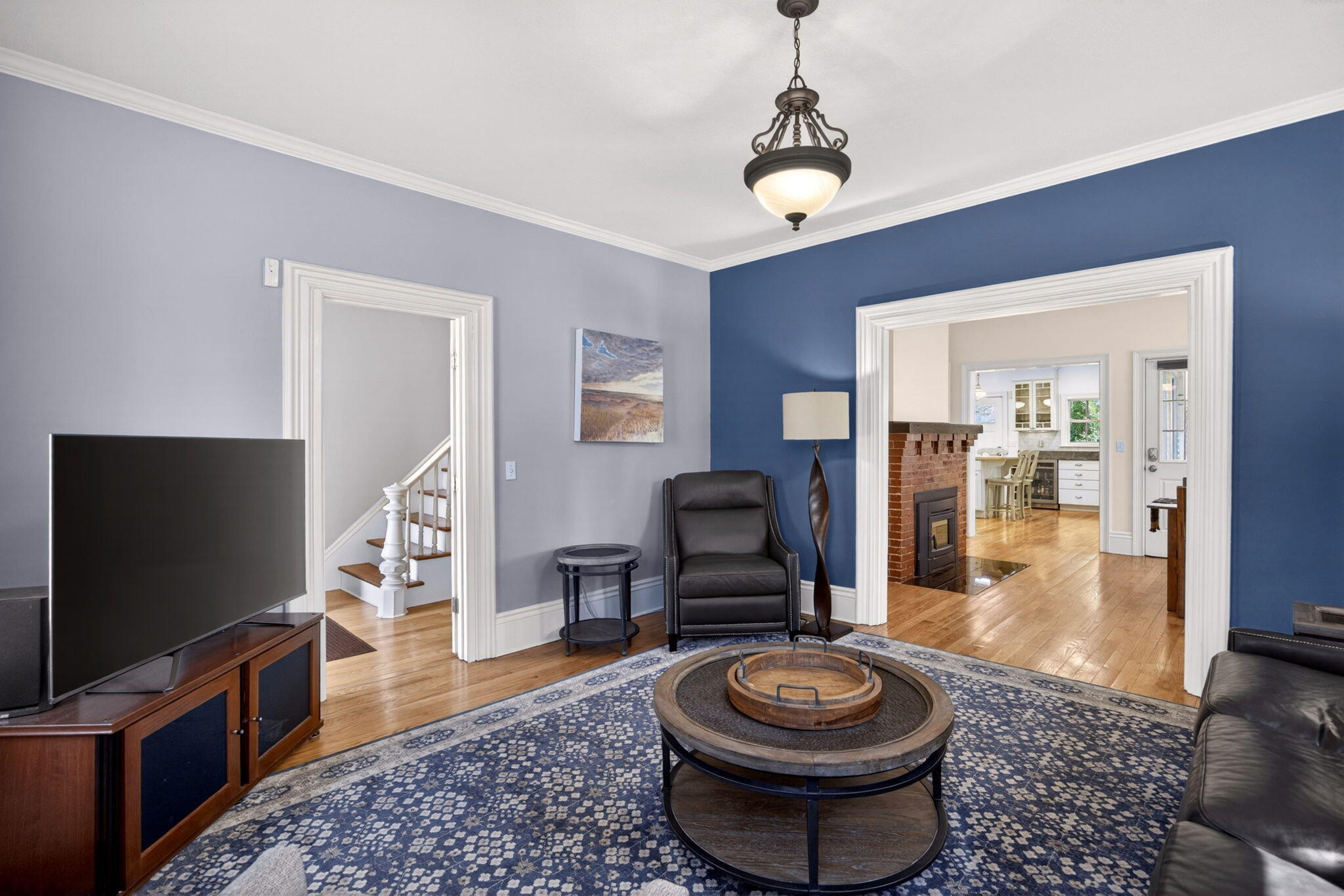 474 Davisville Road East Falmouth, MA 02536 - Photo 7 of 66 a living room with furniture and a flat screen tv