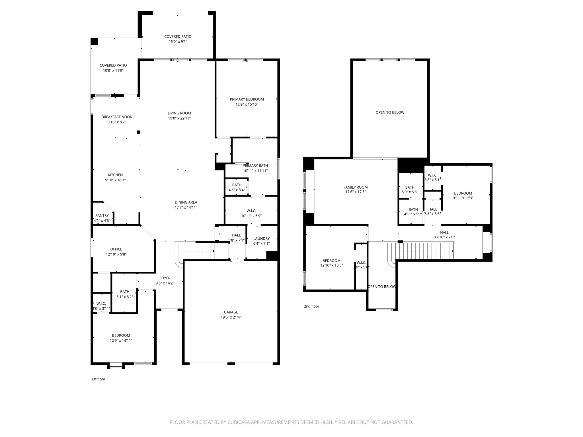 12110 Woodnote Lane Humble, TX 77346 - Photo 36 of 36 a picture of floor plan