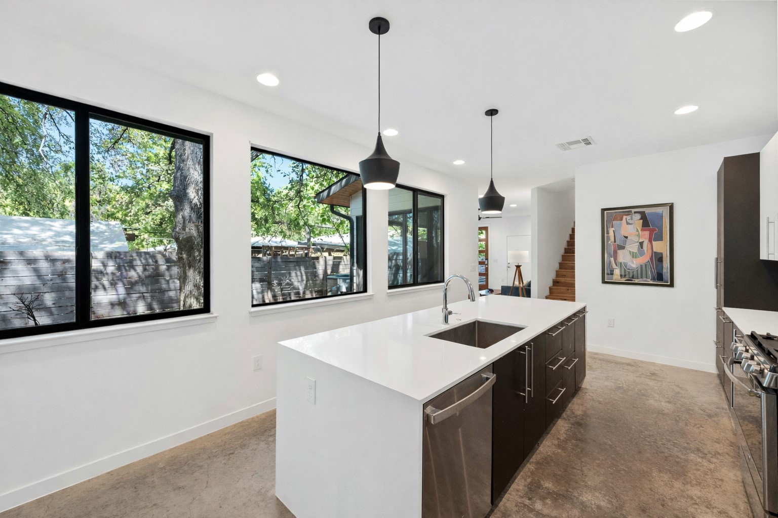 1005 Cardinal Lane, Unit B Austin, TX 78704 - Photo 4 of 17 a kitchen with sink and window