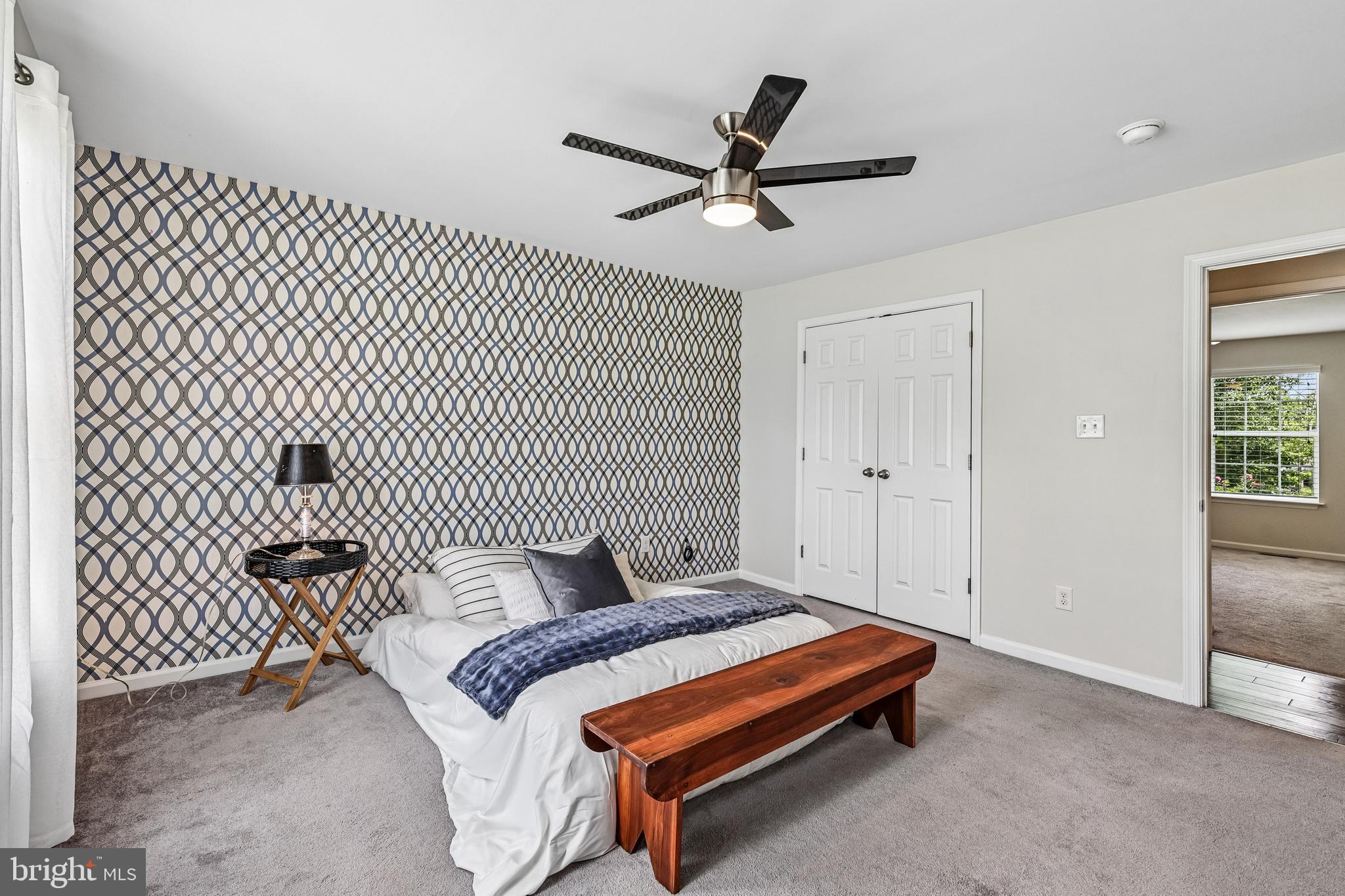 1550 Courthouse Road Catlett, VA 20119 - Photo 15 of 44 Custom walpaper/ceiling fan