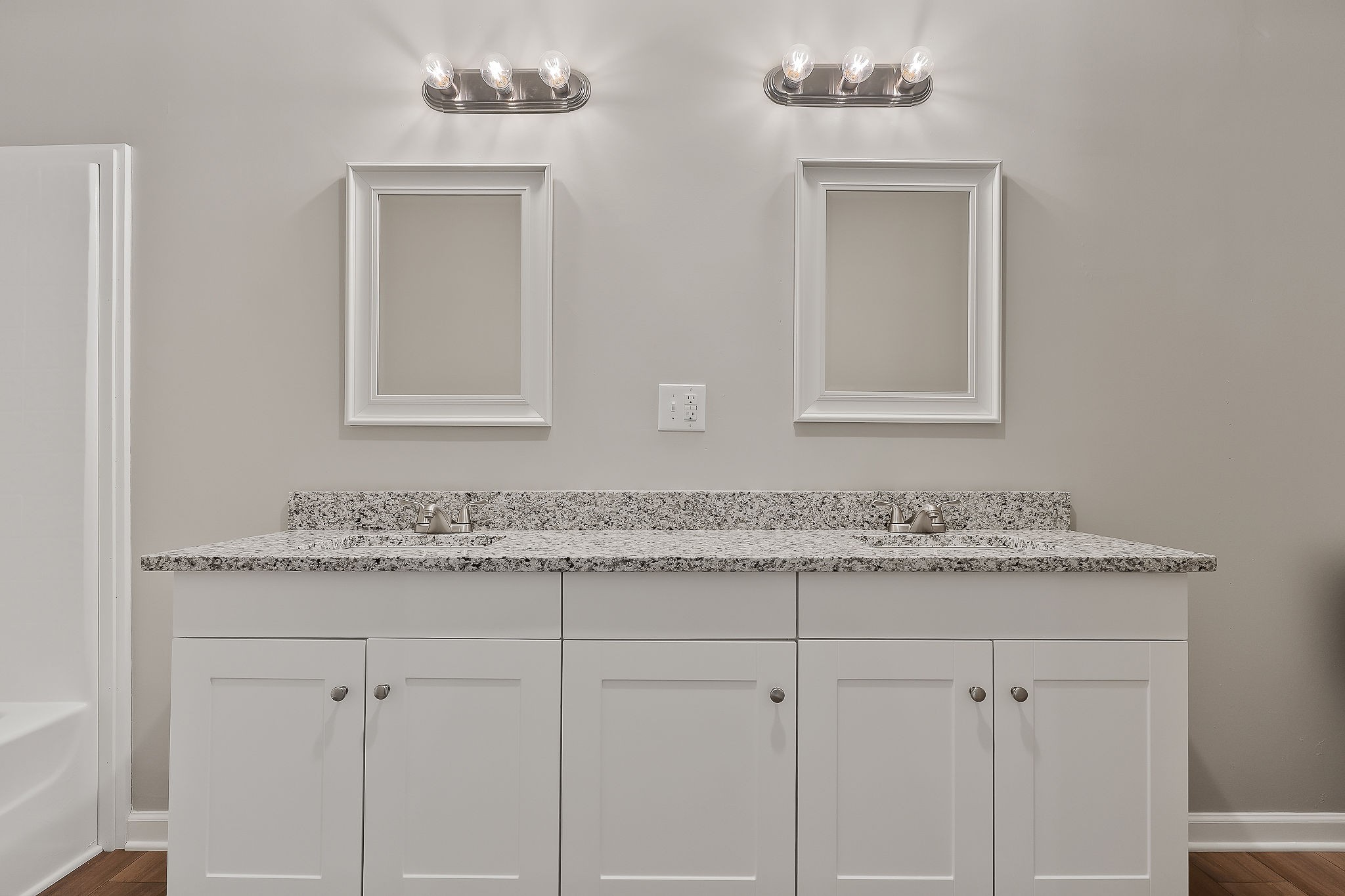 479 Old Bildad Road Smithville, TN 37166 - Photo 15 of 30 a bathroom with a granite countertop sink and white cabinets