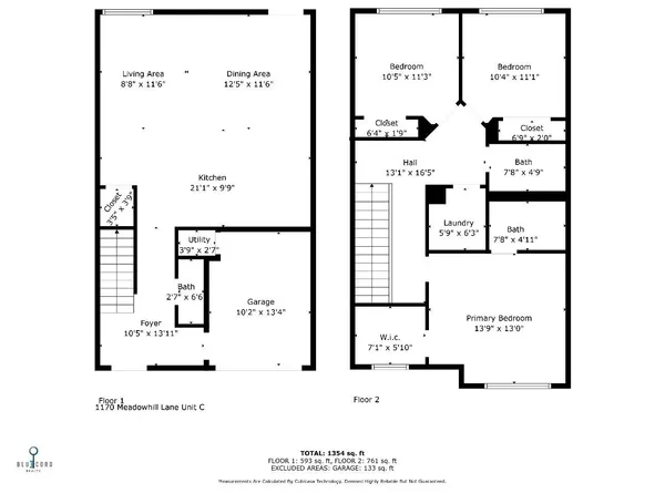 $1,545 | 1170 Meadowhill Lane, Unit C, Clarksville, TN 37043