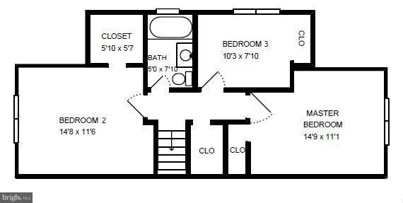 8620 Victoria Road Springfield, VA 22151 - Photo 28 of 29 Interior (General)Upper Level Floor Plan