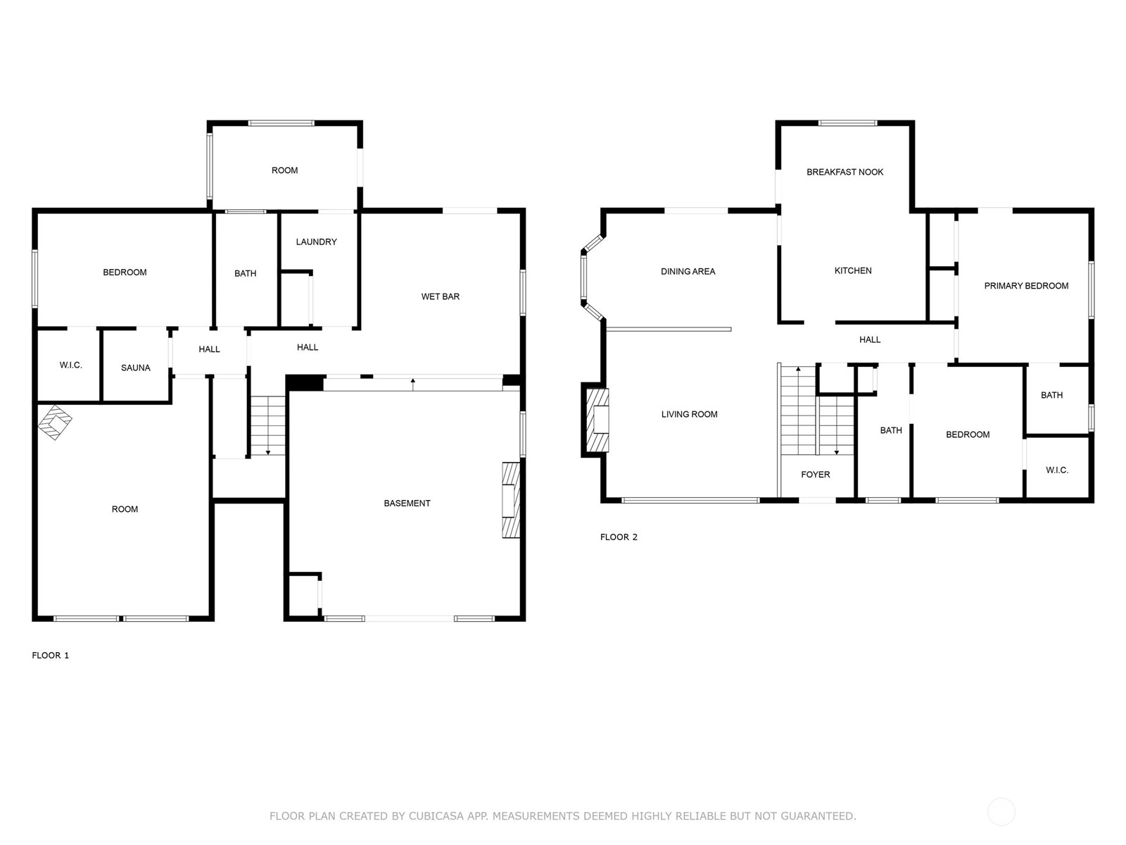 5570 Starry Road Bellingham, WA 98226 - Photo 34 of 34 a black and white photo of a floor plan
