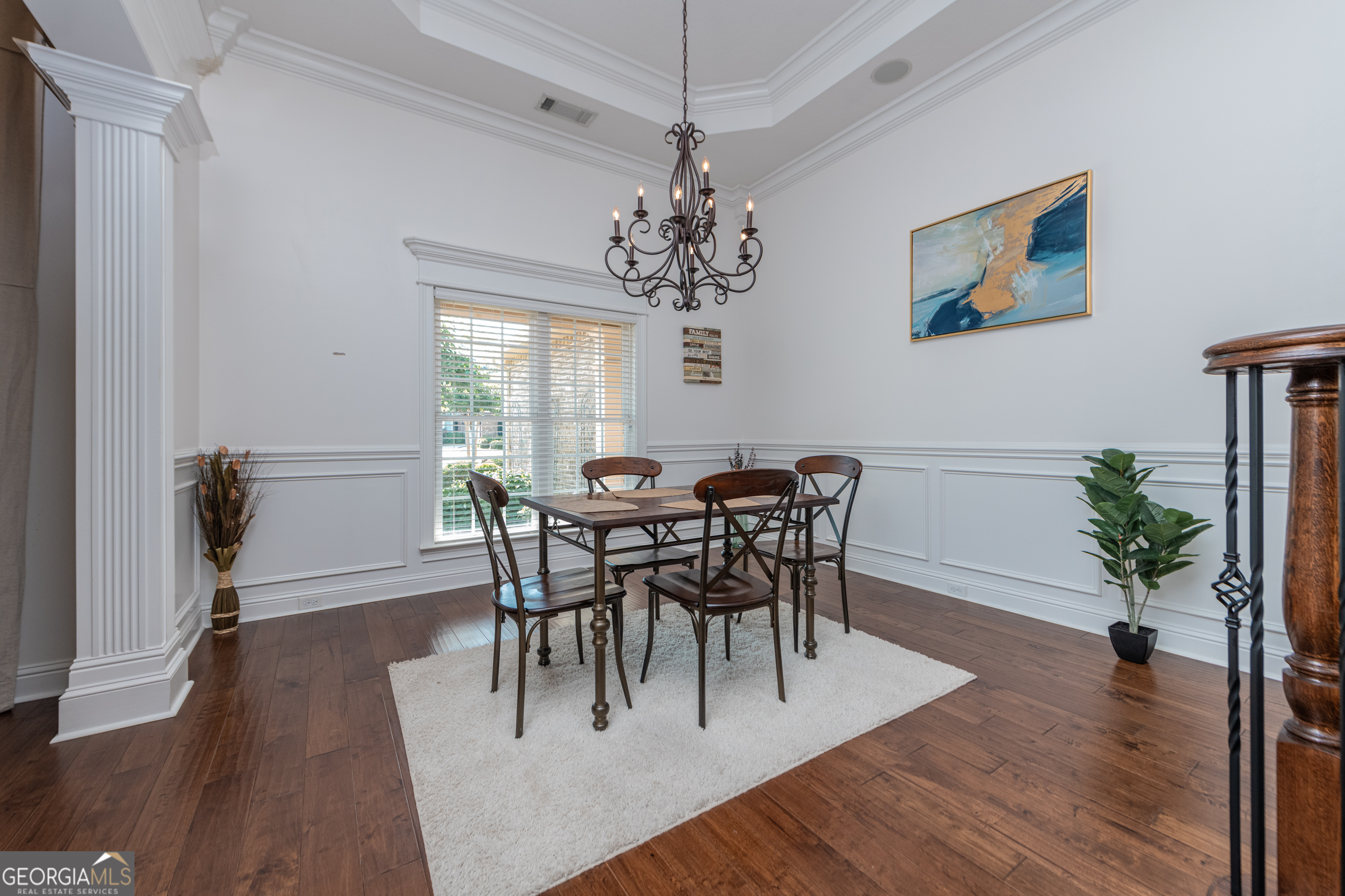 405 Old Bridge Road Warner Robins, GA 31088 - Photo 8 of 55 a view of a dining room with furniture window and wooden floor