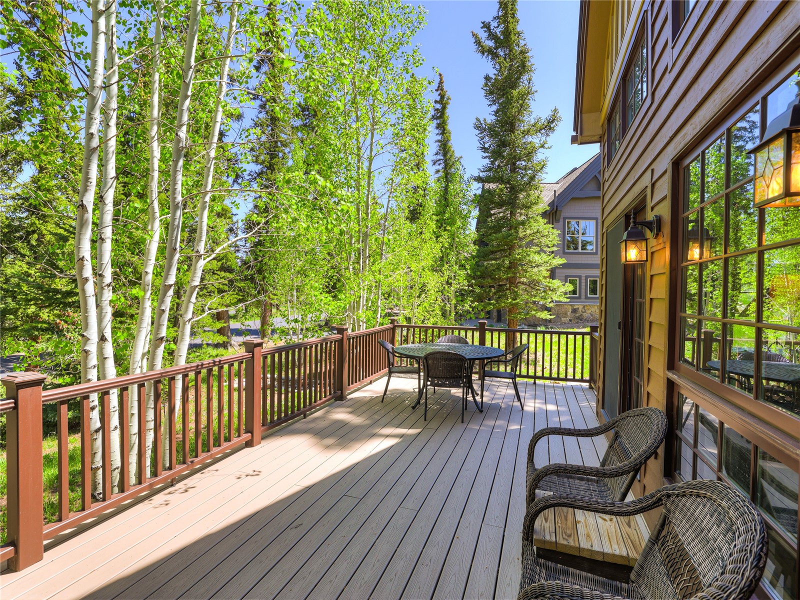 840 Penstemon Road Keystone, CO 80435 - Photo 9 of 50 Deck with outdoor dining area