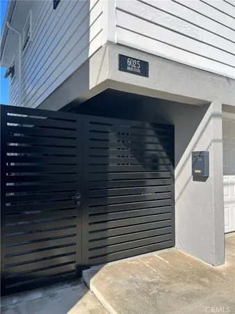 a view of a door of the house