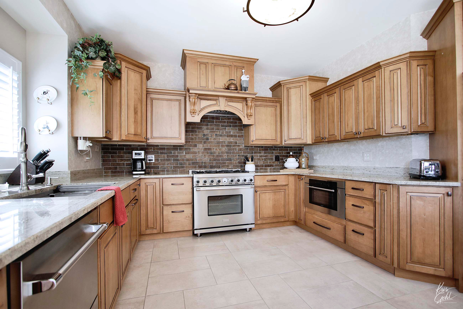 515 Capital Lane Gurnee, IL 60031 - Photo 8 of 32 a kitchen with stainless steel appliances granite countertop a stove sink and cabinets