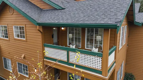 a view of a house with a window