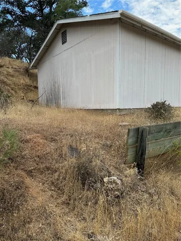 a backyard of a house