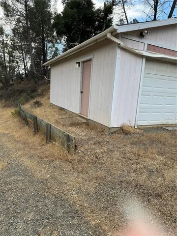 a backyard of a house
