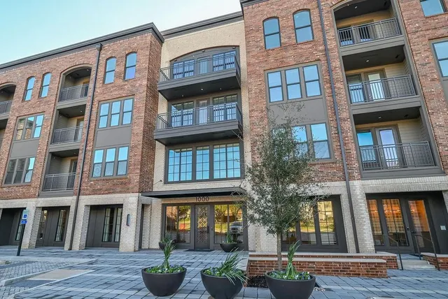 a sign on the side of building