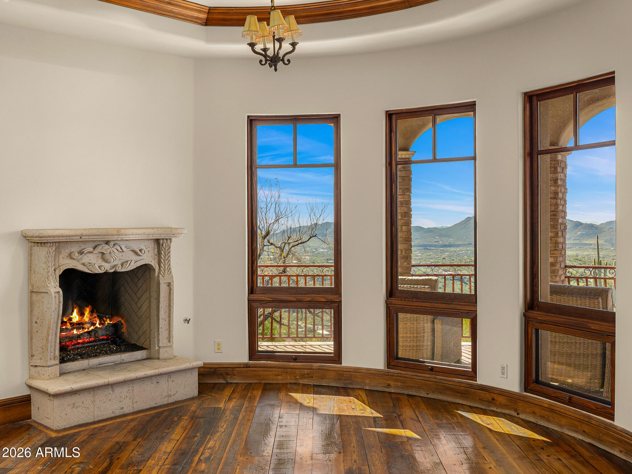 42820 North Fleming Springs Road Cave Creek, AZ 85331 - Photo 22 of 88 26primary fireplace lounge