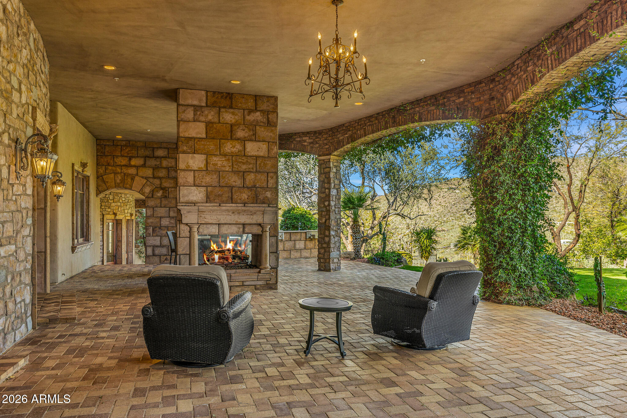 42820 North Fleming Springs Road Cave Creek, AZ 85331 - Photo 56 of 88 59outdoor fireplace lounge