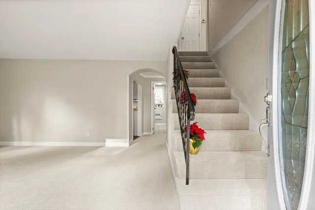 a view of entryway and hall