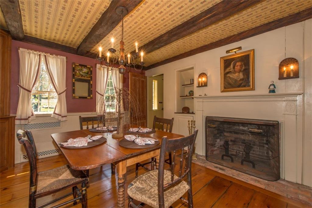 49 Meadow Cove Road Boothbay, ME 04544 - Photo 10 of 35 The dining room With exposed beams,...