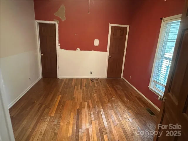 a view of wooden floor